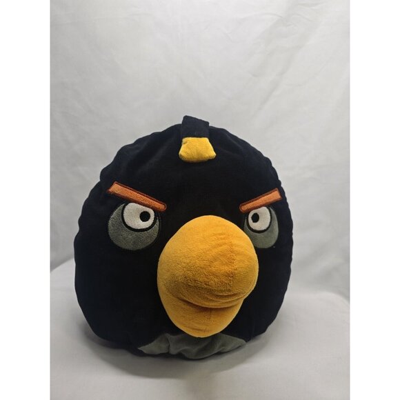 Angry Birds Rovio Black Bomb Character Stuff Plush Toy Pillow 12 Inches - Picture 10 of 12